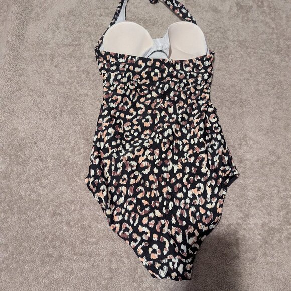 Isabel Maternity Leopard Print Swimsuit - Picture 2 of 2